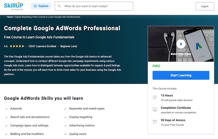 Complete Google AdWords Professional - Skillup
