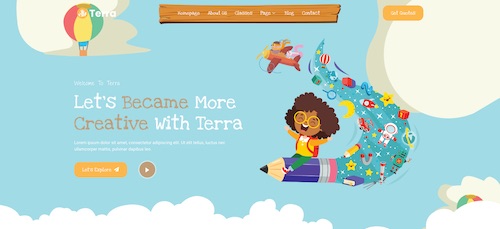 Demo thiết kế website trường mầm non